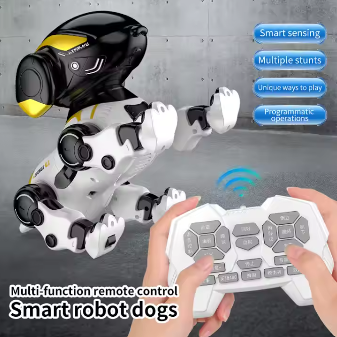 Robot Dog Electric Pet – Interactive Smart Toy Puppy with Sounds, Lights & Tricks