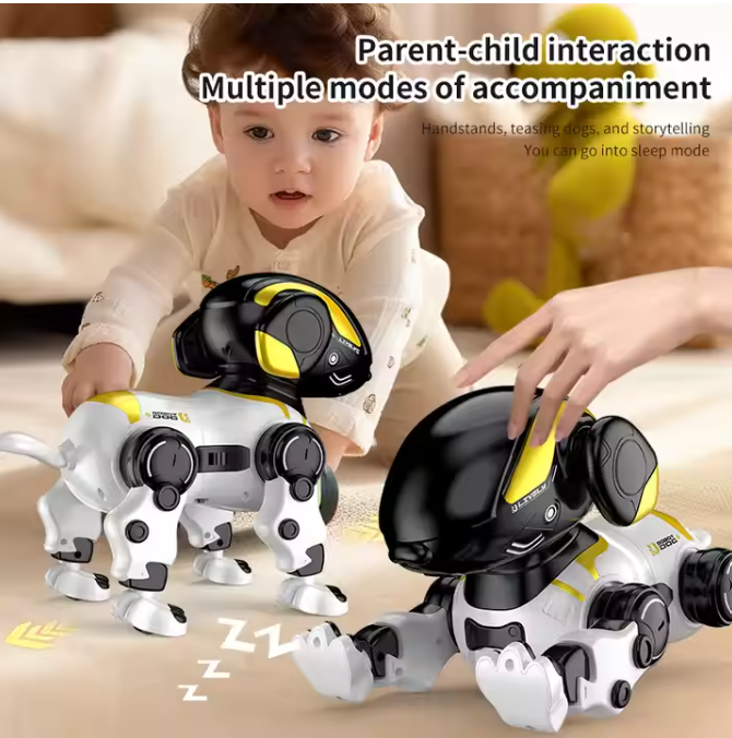 Robot Dog Electric Pet – Interactive Smart Toy Puppy with Sounds, Lights & Tricks